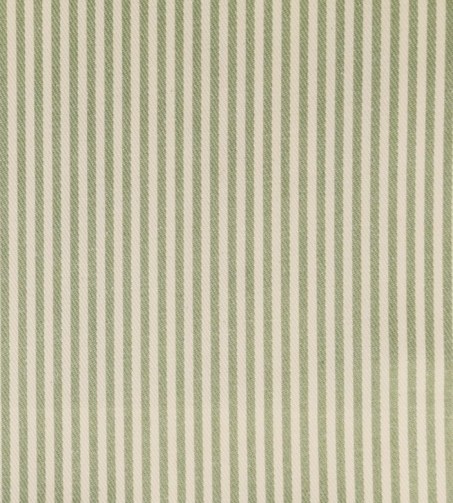 Candy Stripe Fabric by Ian Mankin Sage