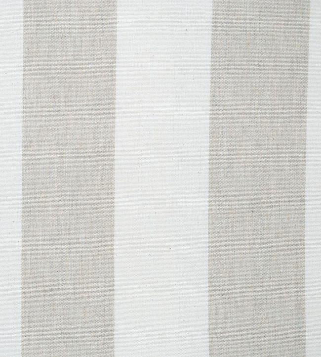 Devon Stripe Fabric by Ian Mankin Cream