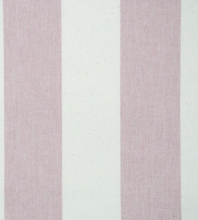 Devon Stripe Fabric by Ian Mankin Pink