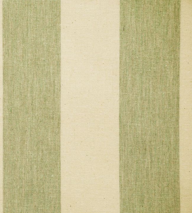 Devon Stripe Fabric by Ian Mankin Sage