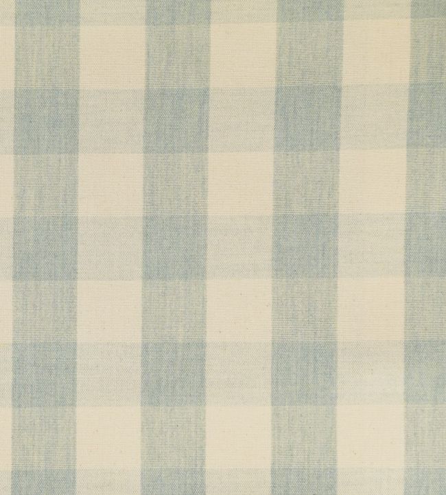 Suffolk Check Large Fabric by Ian Mankin Mint