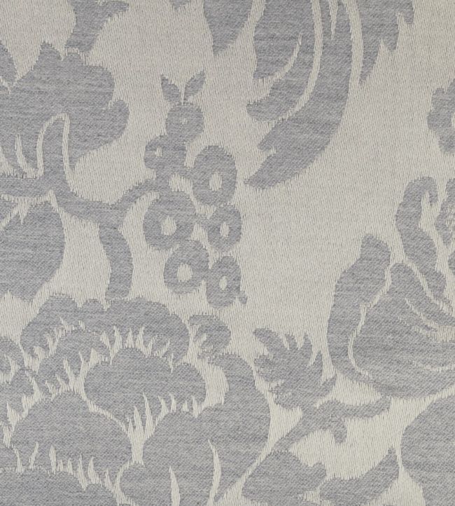 Wildflower Fabric by Ian Mankin Grey