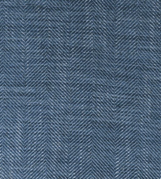 Arran Fabric by Ian Mankin Blue