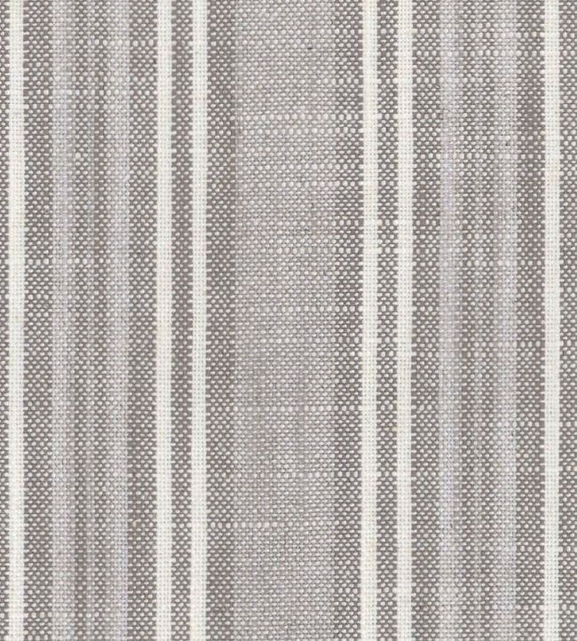 Jura Stripe Fabric by Ian Mankin Grey