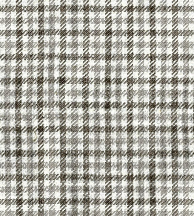 Nairn Check Fabric by Ian Mankin Grey