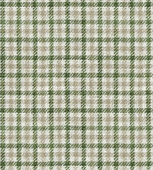 Nairn Check Fabric by Ian Mankin Sage