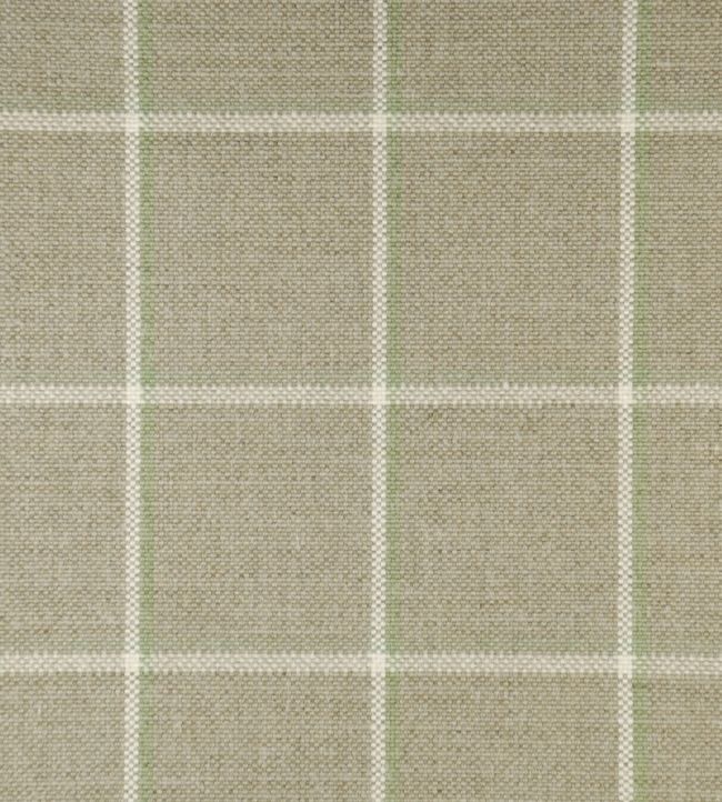 Skye Check Fabric by Ian Mankin Sage