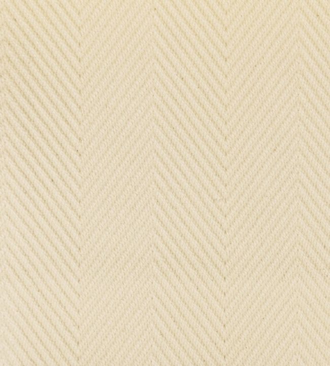 Plantation Herringbone Fabric by Ian Mankin Natural