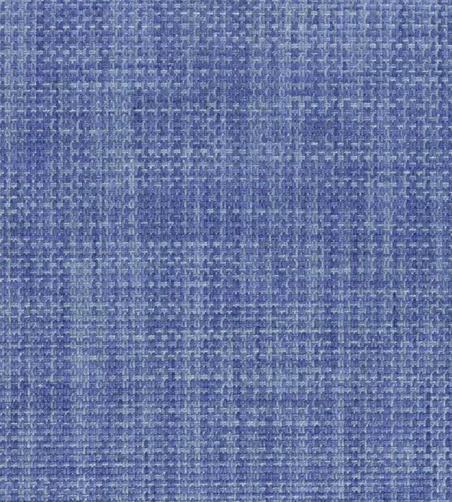 Perth Fabric by Ian Mankin Blue