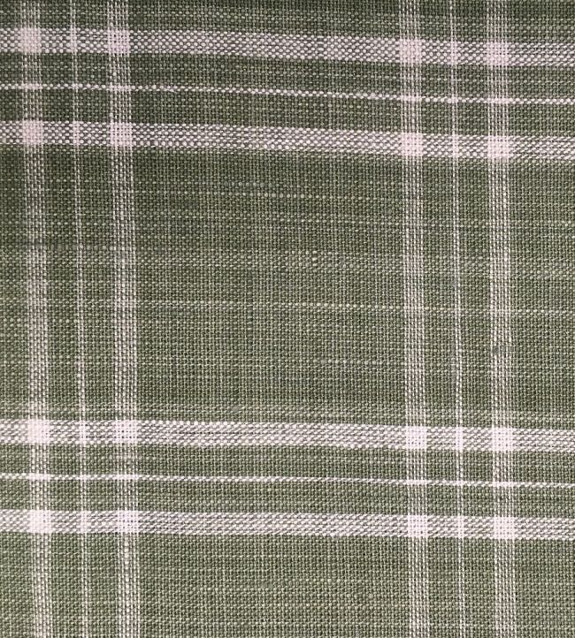 Peverell Check Fabric by Ian Sanderson Comfrey