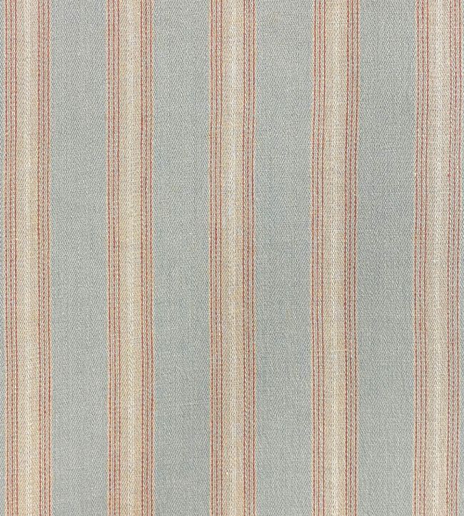Callow Stripe Fabric by Ian Sanderson Chalk Blue