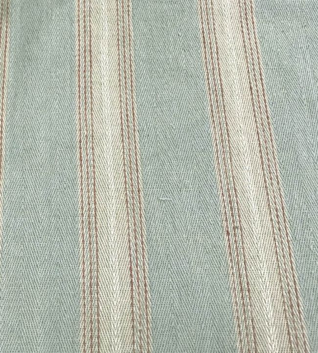 Callow Stripe Fabric by Ian Sanderson Chalk Blue