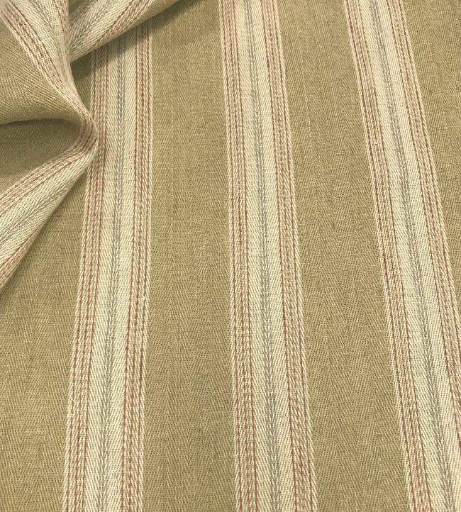 Callow Stripe Fabric by Ian Sanderson Cotswold Stone