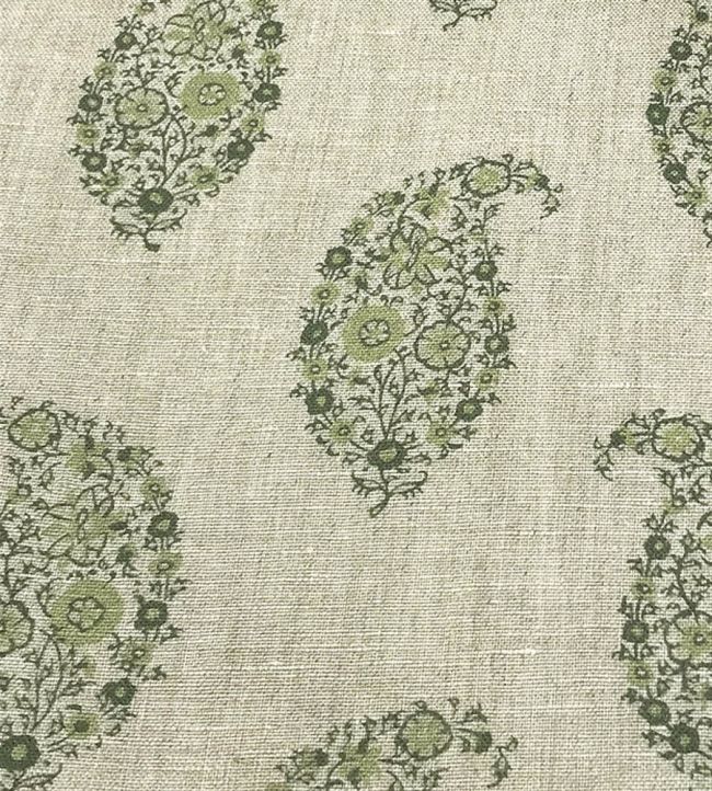 Jessamy Paisley Fabric by Ian Sanderson Pear