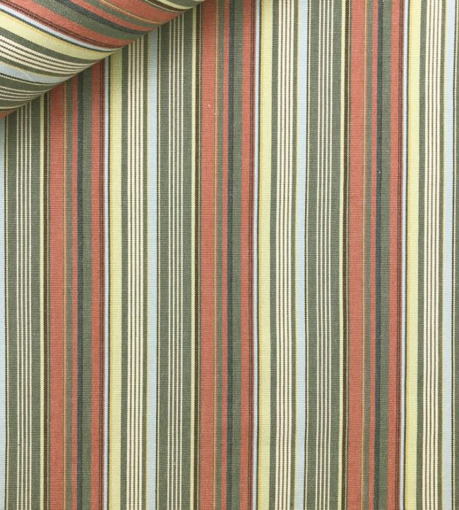 Pyjama Stripe Fabric by Ian Sanderson Chilli
