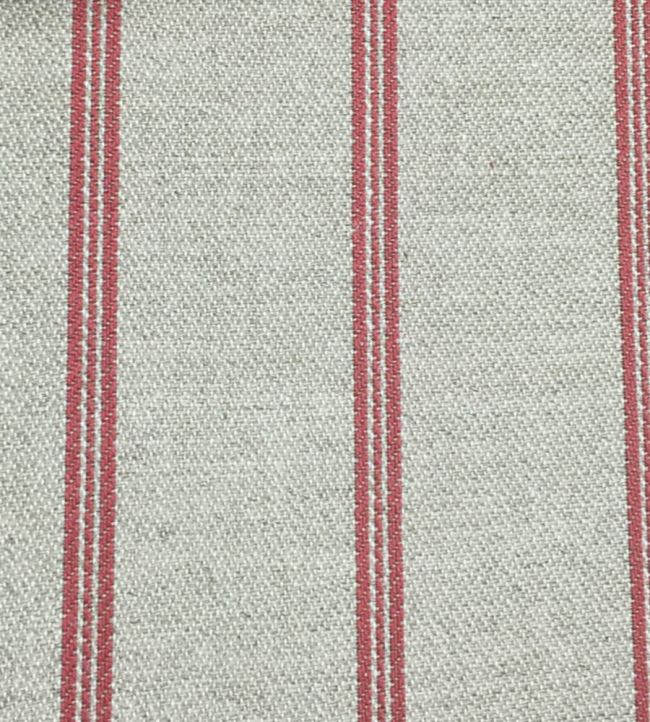 Gabriel Stripe Fabric by Ian Sanderson Rose Dust