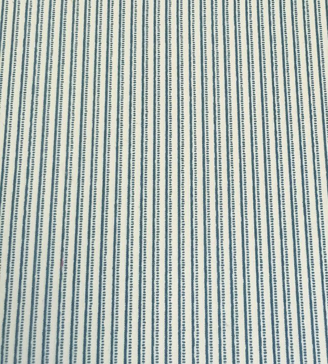 Flo Stripe Fabric by Ian Sanderson Navy
