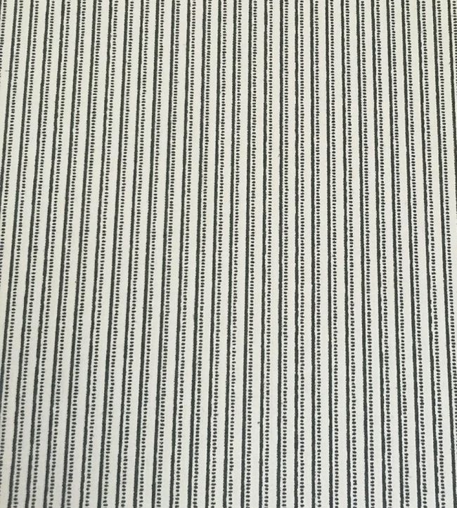 Flo Stripe Fabric by Ian Sanderson Charcoal