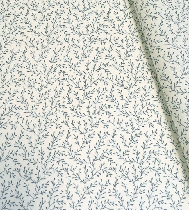 Leonie Fabric by Ian Sanderson Steel Blue
