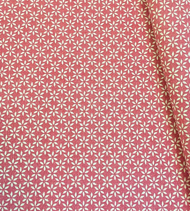 Millie Fabric by Ian Sanderson Rhubarb