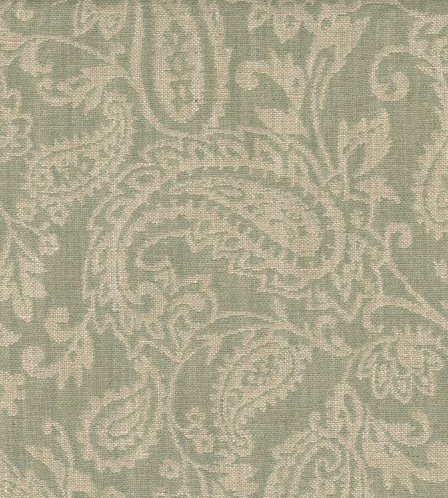 Pomeroy Paisley Fabric by Ian Sanderson Eau de Nil