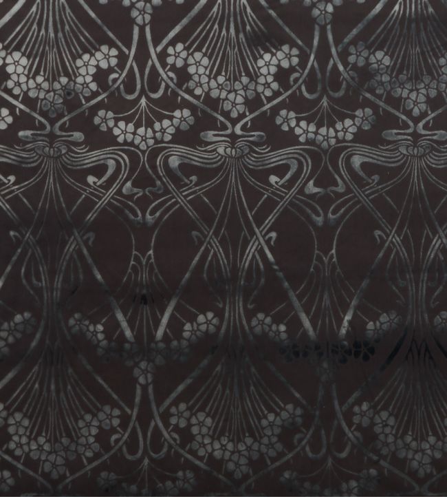 Ianthe Velvet Fabric by Liberty Pewter