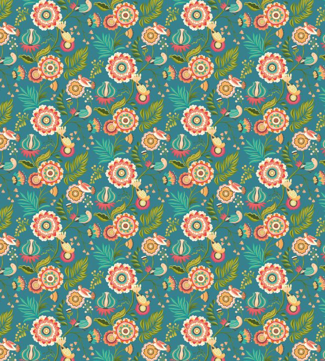 Ichika Trail Wallpaper by Ohpopsi Peacock