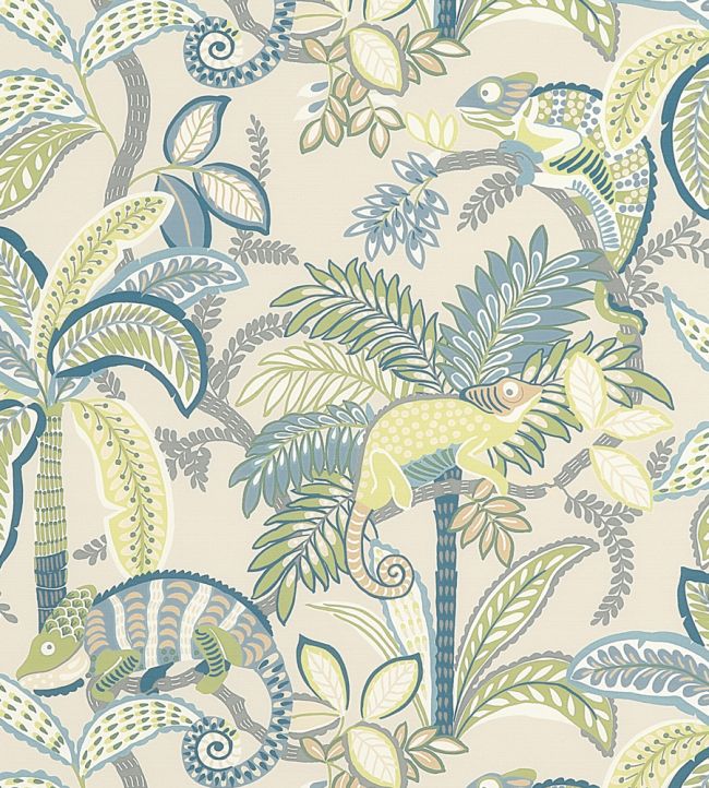 Iggy Fabric by Thibaut Lagoon