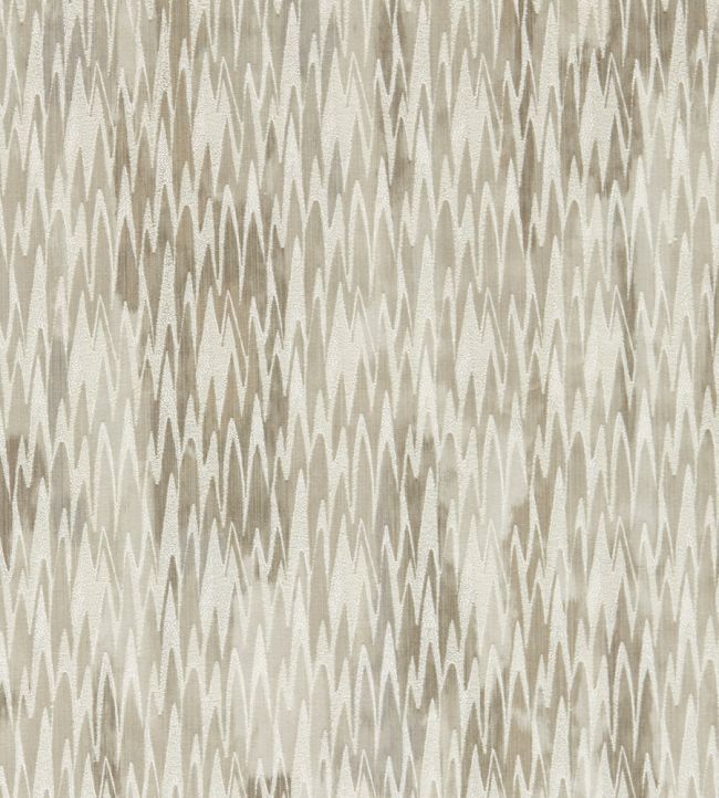 Ignis Fabric by Clarke & Clarke Ivory/Linen