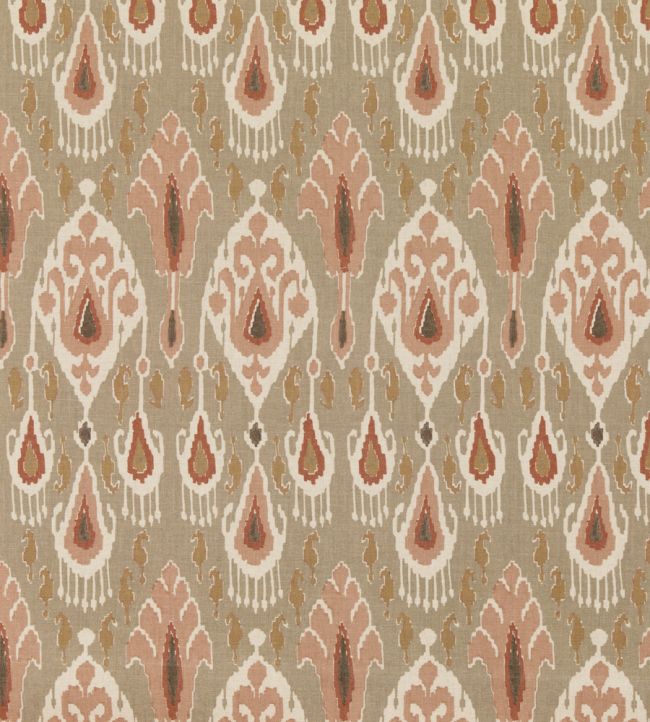 Ikat Bokhara Fabric by GP & J Baker Neutral
