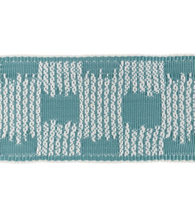 Ikat Border Trimming by Villa Nova Teal