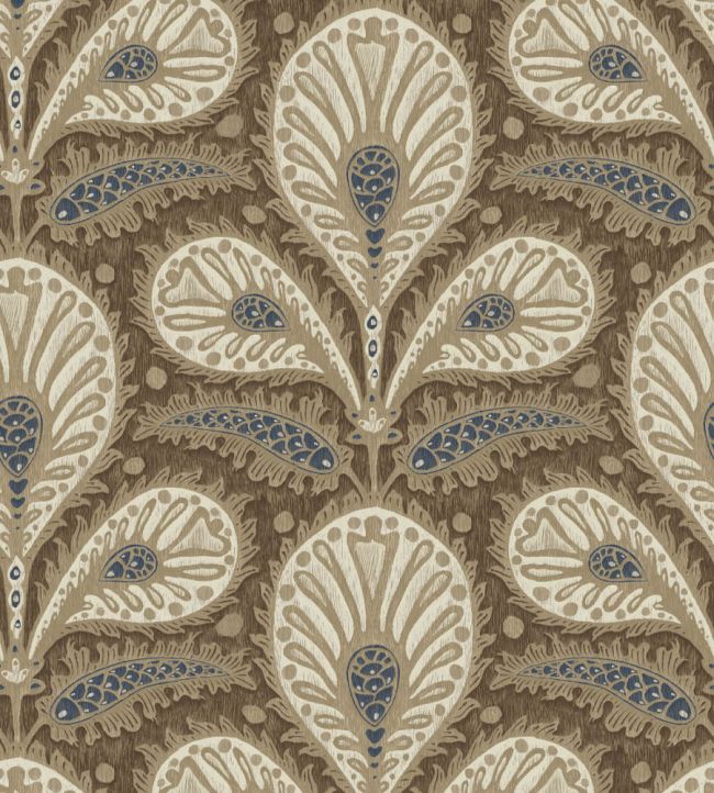 Ikat Clover Wallpaper by Josephine Munsey Brown