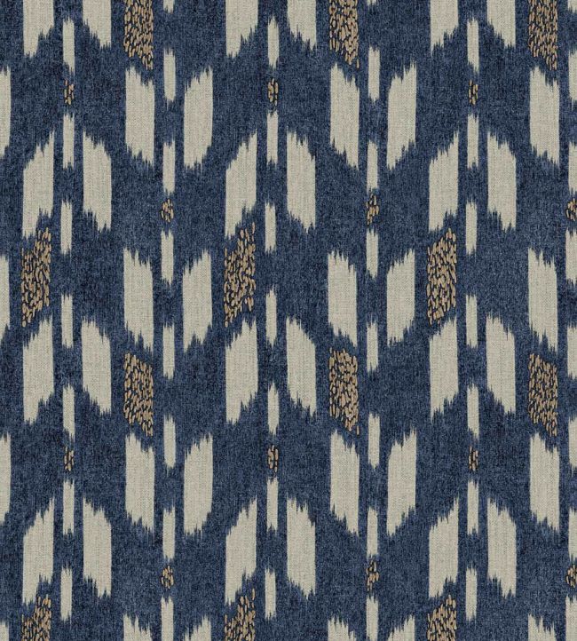 Ikat Desert Wallpaper by Eijffinger Blue