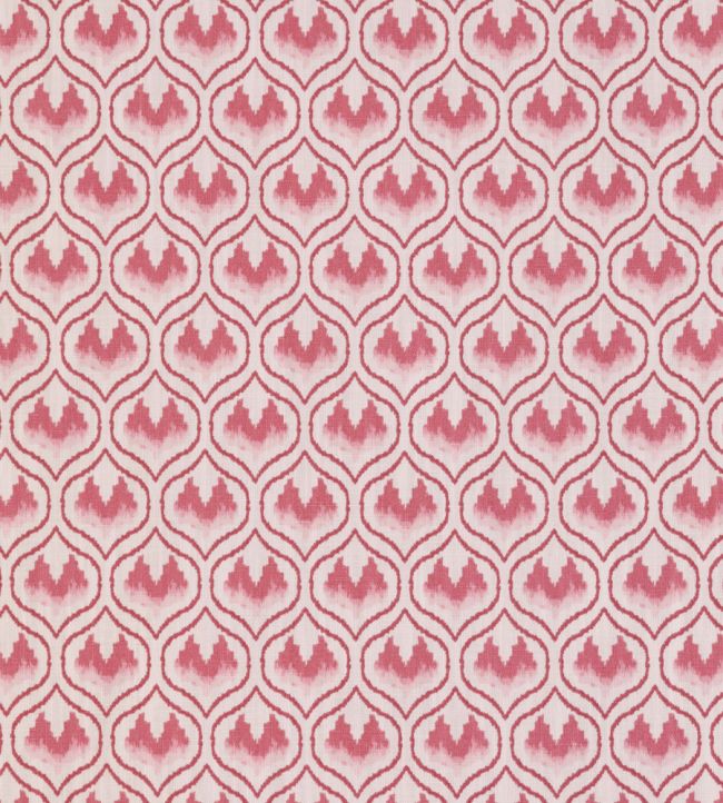 Ikat Heart Fabric by Barneby Gates Oxblood