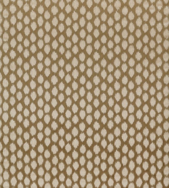 Ikat Spot Fabric by Zoffany Antique/Gold