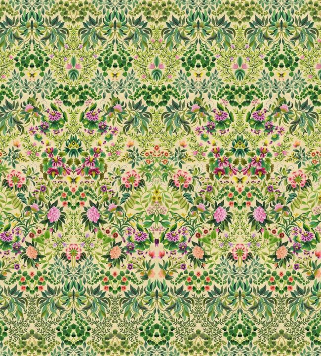 Ikebana Grande Mural by Designers Guild Fuchsia
