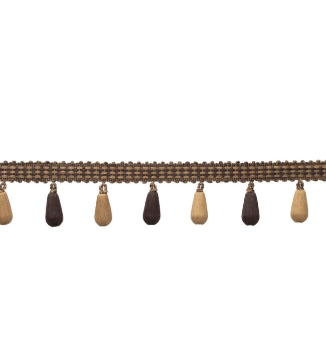 Ilana Beaded Fringe Trimming by Samuel & Sons Bark
