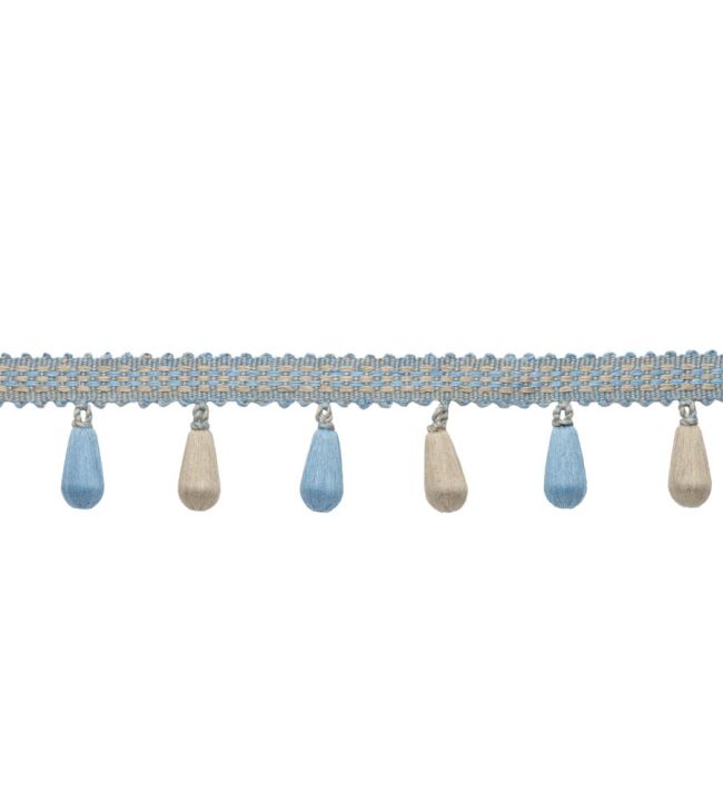 Ilana Beaded Fringe Trimming by Samuel & Sons Ocean