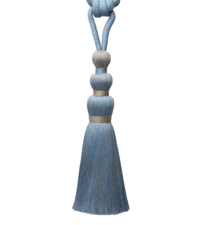 Ilana Single Tassel Tieback Trimming by Samuel & Sons Ocean