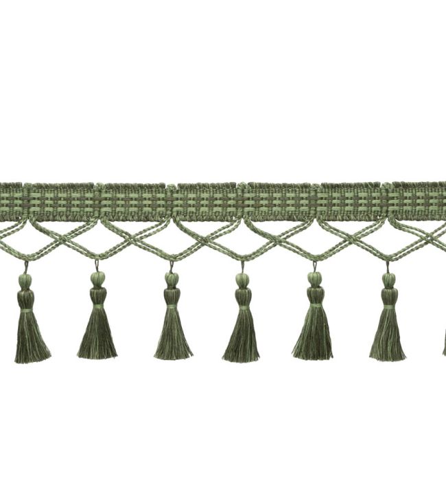 Ilana Tassel Fringe Trimming by Samuel & Sons Evergreen