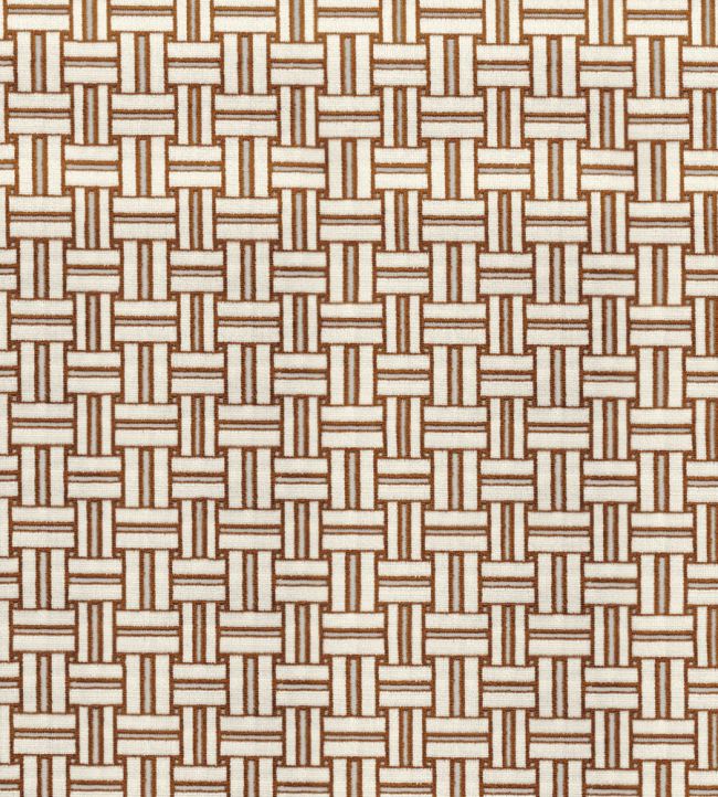 Illinois Fabric by Camengo Cuivre