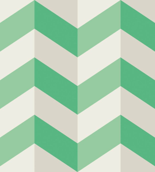 Illusion Chevron Wallpaper by Ohpopsi Jade Twist