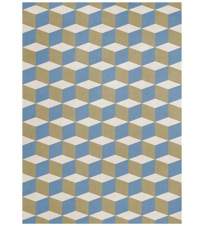 Layered Illusion rug Blue Sandstone ILLBS180270 Blue Sandstone