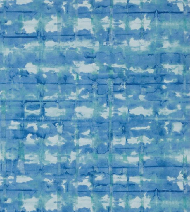 Illusion Wallpaper by Thibaut Blue