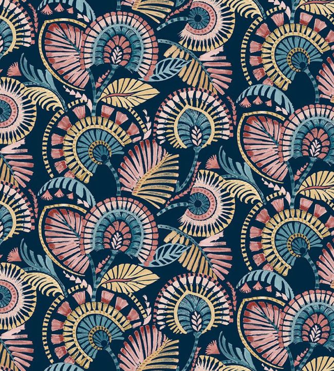 Imara Fabric by Arley House Midnight