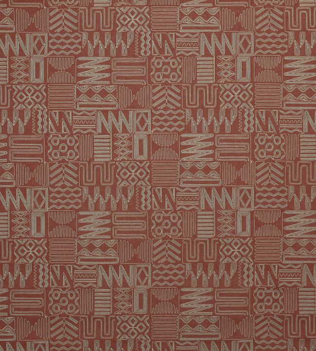 Imara Fabric by Prestigious Textiles Cinnabar