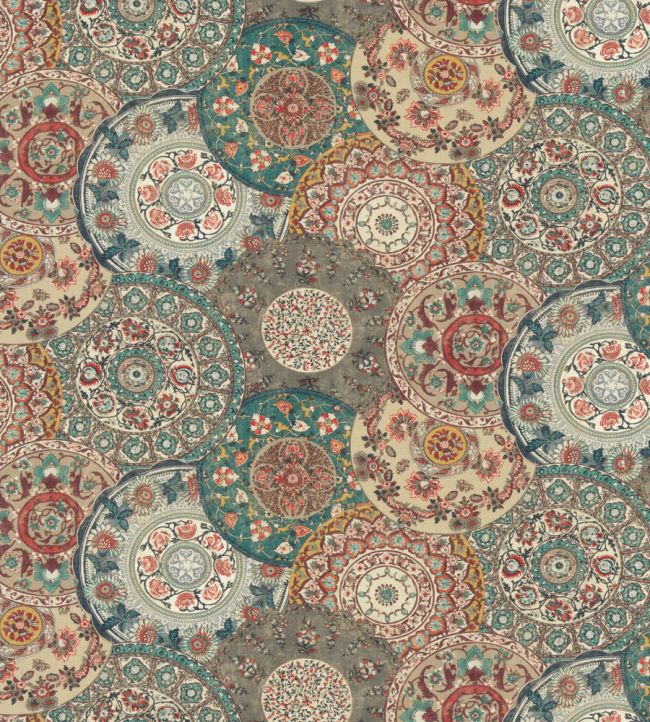 Imari Fabric by GP & J Baker Teal