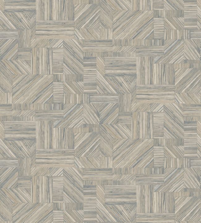 Imbrication Wallpaper by Casamance Givre