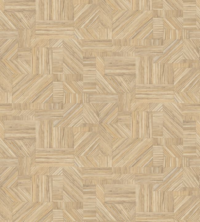 Imbrication Wallpaper by Casamance Paille