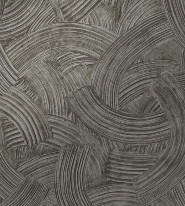 Impasto Wallpaper by Arte Gunmetal
